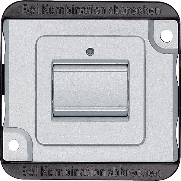 Merten Wechseltaster-Einsatz 1-polig, mattsilber MEG3156-7060